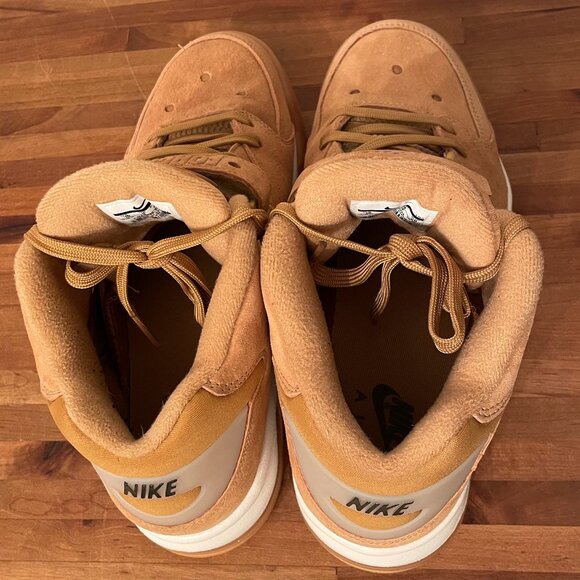 Nike Air Force Max 'Flax'  Phantom Light Brown Suede - Gum Sole  Men's Size 10 - Picture 5 of 9